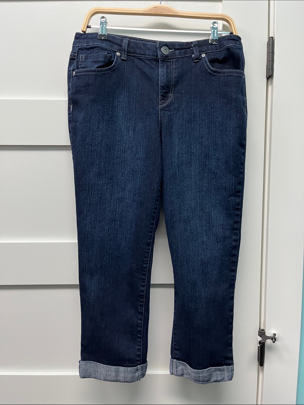 Style & Co. Dark Wash Women’s Jeans - Curvy Capri